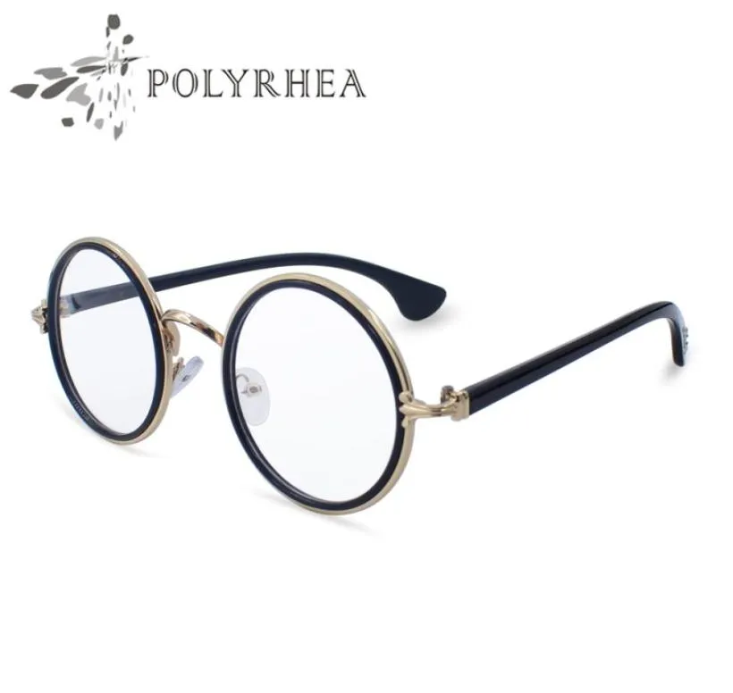 Fashion Luxury Optical Sunglasses Frames Ladies Round Vintage Classic Glasses Women Brand Designer Eyeglasses Alloy With box and c2046253