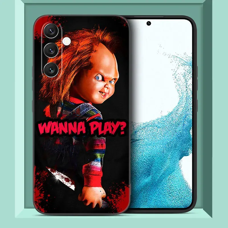 Horror Movie Scary Chucky Doll Bumper Case for Samsung A13 A24 A32 A14 A23  A34 A52S A53 A54 A73 5G A11 A12 A31 A33 A50 A51 A70 A71 A72 from Dhgate Cell