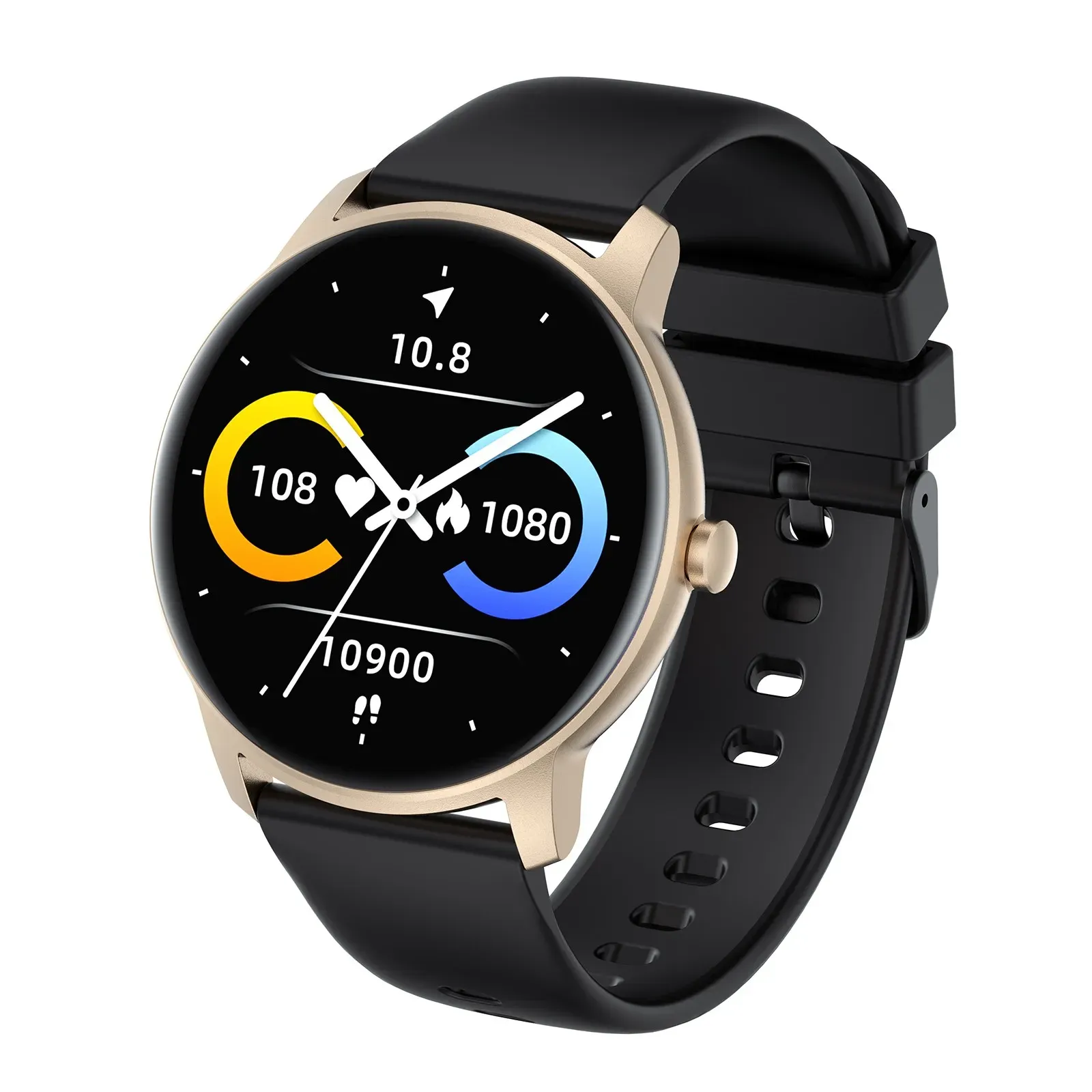 Bracelets KW77 1,28 pouce écran rond Nouveau smartwatch long smartwatch montres intelligentes IP68 IP68 Mentes imperméables Femmes Séquence cardiaque Monitor pour Xiaomi