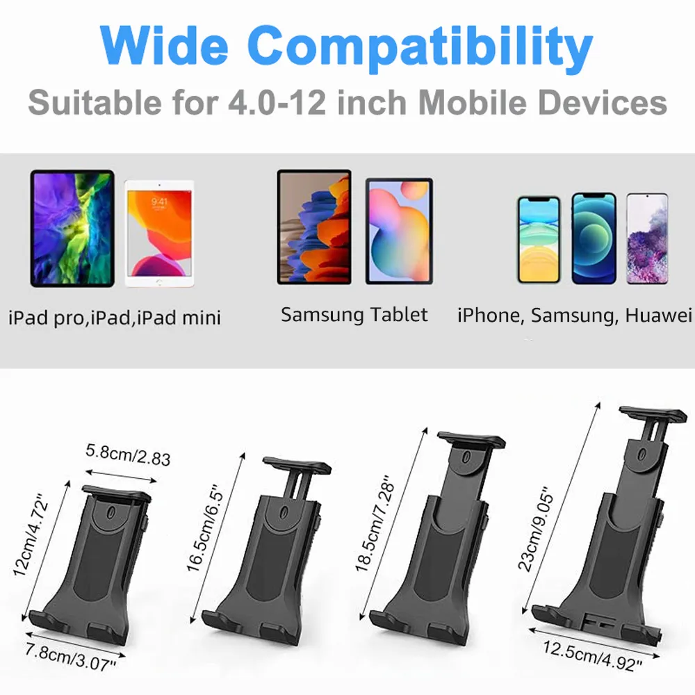 Universal 4-12 inch Tablet Holder Car Air Vent Mount Stand 360 ...