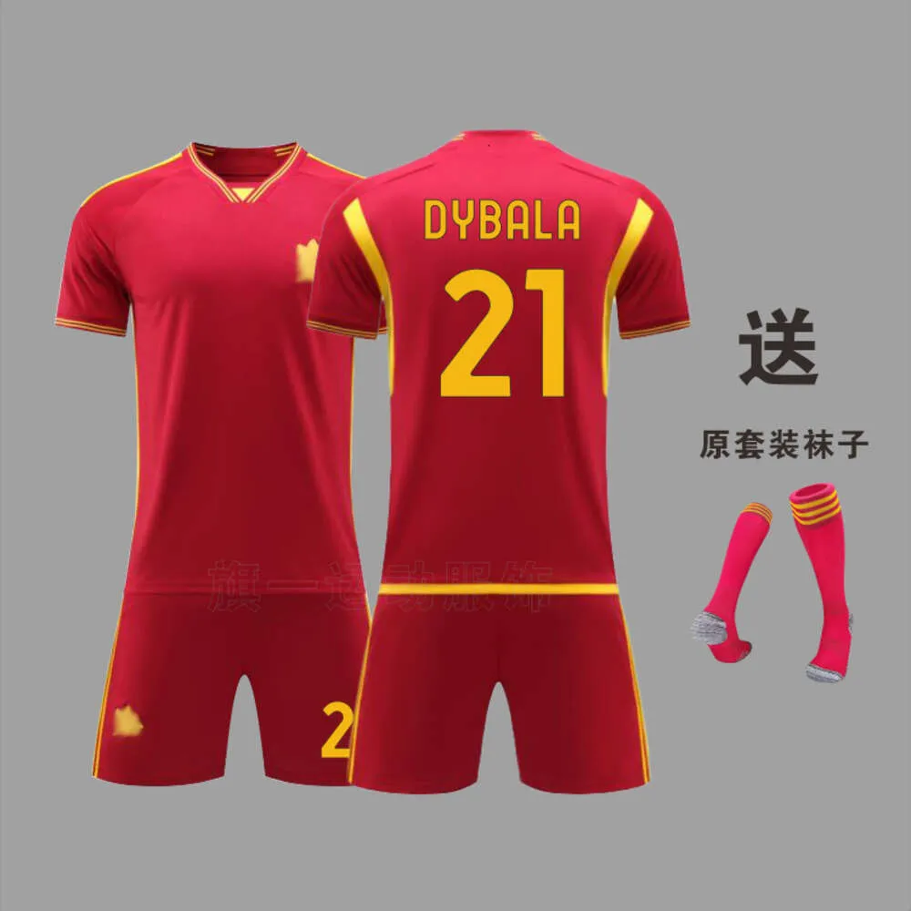 Jersey de football 2324 Roma 90, Lukaku 21, Dibala Taille 22, Oyal Adult set