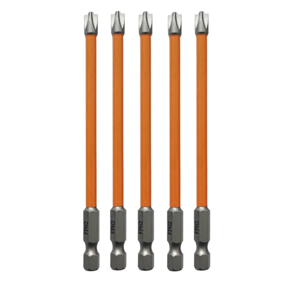 Orange 65/110mm FPH2 Magnetic Special Slotted Cross Screwdriver Bit Driver Professional Electrician Hand Tools Fpz1 Fpz2 Fpz3