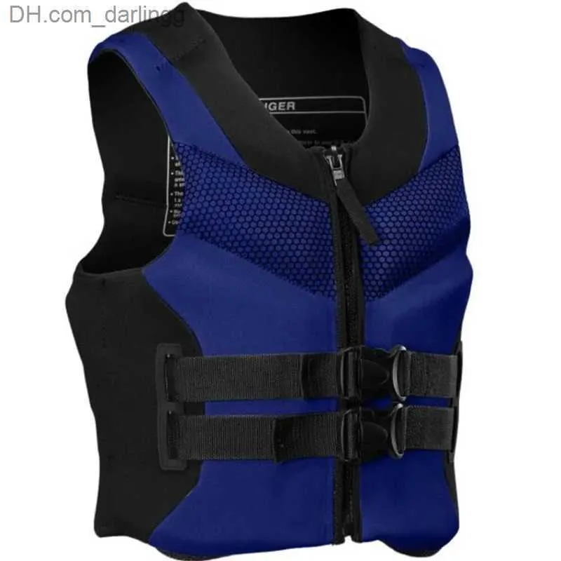 Vest de sauvetage Vest de sauvetage Chloroprene Rubber gonflable Sage de baignade adulte pour femmes adultes Kayak de vie Vestq240412