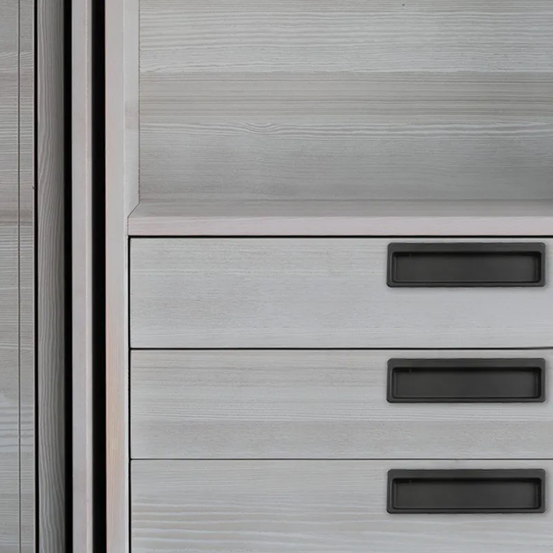 Recessed Cabinet Handles: Rectangular Flush Pull For Kitchen Cabinet ...