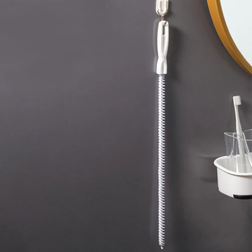 45/60cm Flexible Sink Drain Overflow Cleaning Brush, Sewer Hair Catcher ...