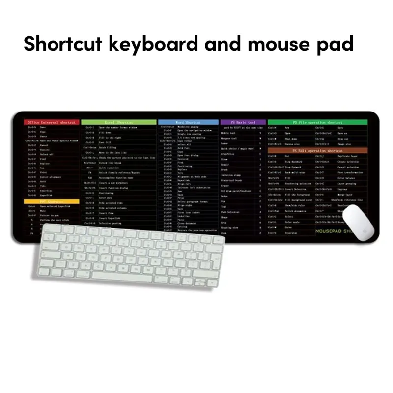 Quick Shortcut Keys Mouse Pad Keyboard Mat Mousepad... From Ddmylucky ...