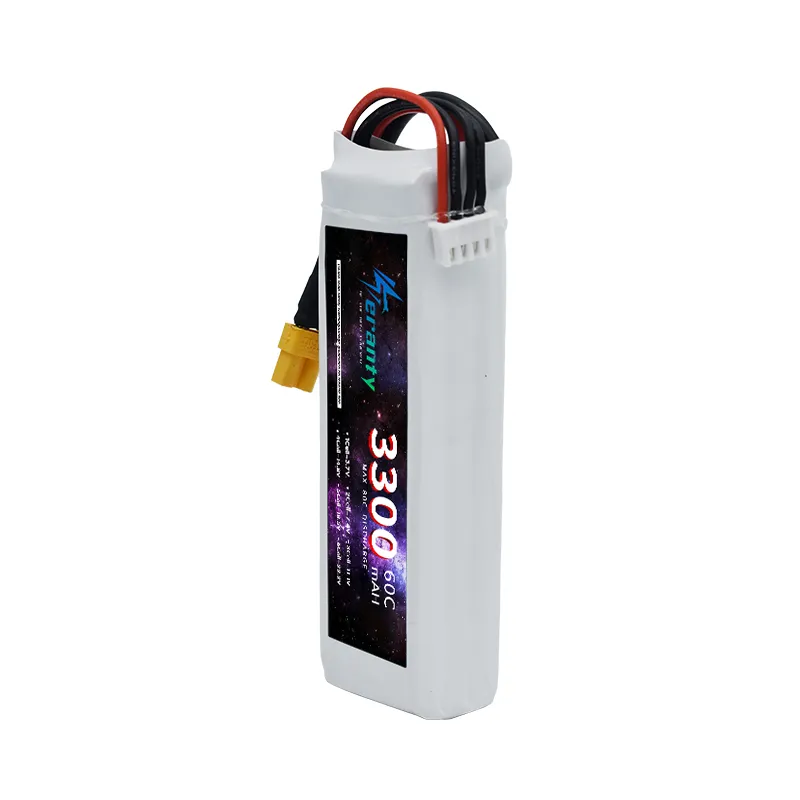 HRB Batterie LiPo 11.1V 3300mAh 3S 60C XT60 - Pour RC Avion Voiture Drone Traxxas