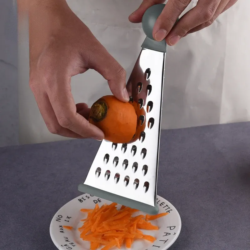 Multifuncional 8 polegadas 3 lados vegetais Garlico Grinder Chopper Slicer Cutter Manual Food Processador de cozinha utensílios de cozinha