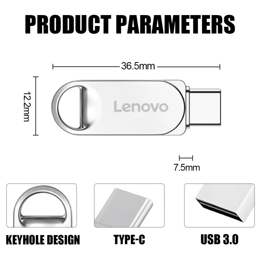 Pen Drive Xiaomi 2TB USB 3.0 In Metallo - Impermeabile E Ad Alta Velocità