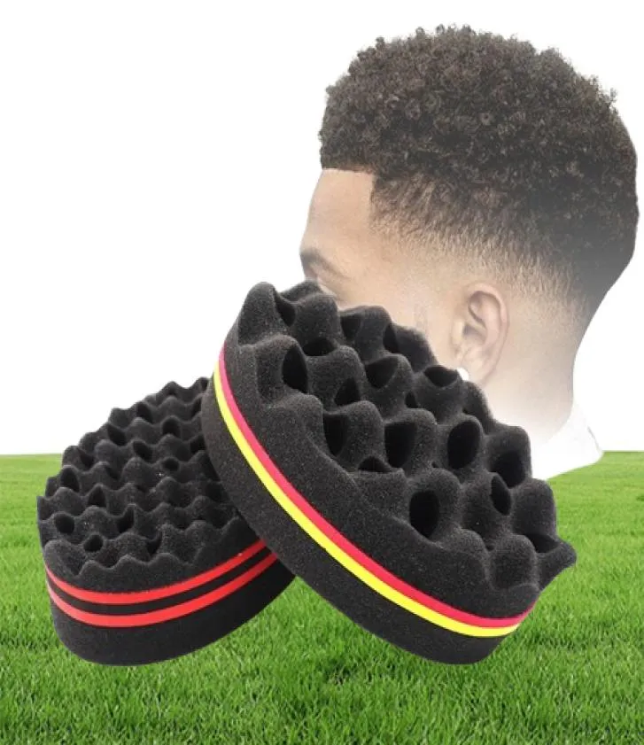 Podwójna magia Ed Ed Hairbrush Sponge African Cewka falisty włoski strach blokuje włosy warklingowe pędzel 13367628046