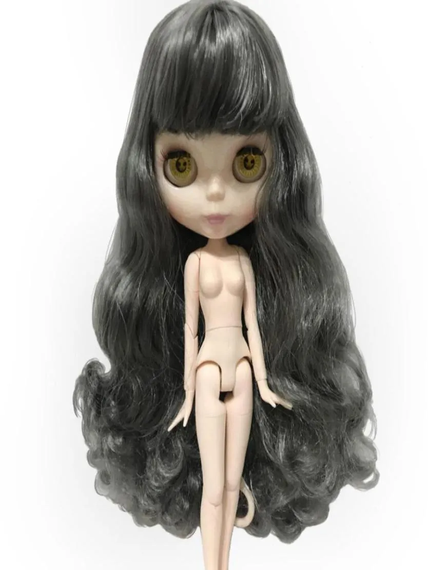 Blythe 17 Action Doll Coll Colls Chode Измените разнообразные стили, вьющиеся короткие прямые настраиваемые волосы Color51225108834645