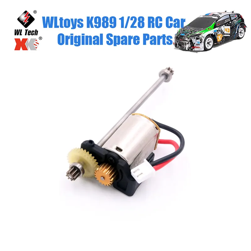 WLTOYS K989 1/28 RC Car Pièces de rechange d'origine 284010-2520 Ensemble de moteur K969 MOTEUR K969 284131