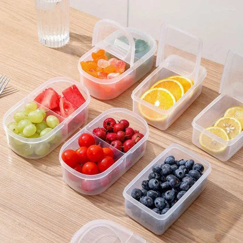 Bottiglie di stoccaggio Contenitori per contenitori in plastica per gadget da cucina Kichens Organizzatore Organizzatore Organizzatore Organizzatore della scatola