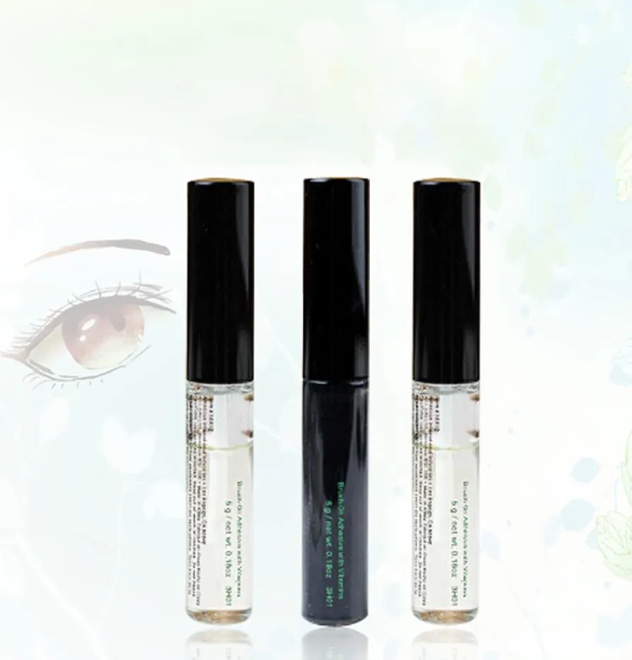 2020 Ankomst Eyelash Lime Eye Lash Glue Brushon Lime Vitamins Whiteclearblack 5G Ny Packaging Makeup Tool4761229