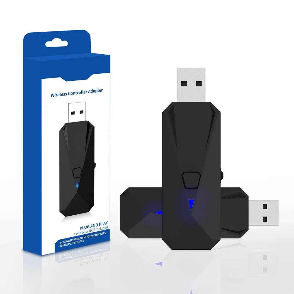 محول محول مقبض USB Dongle Converter محول محول محول وملحقات الألعاب PS5 PS4 Switch PS3 PC