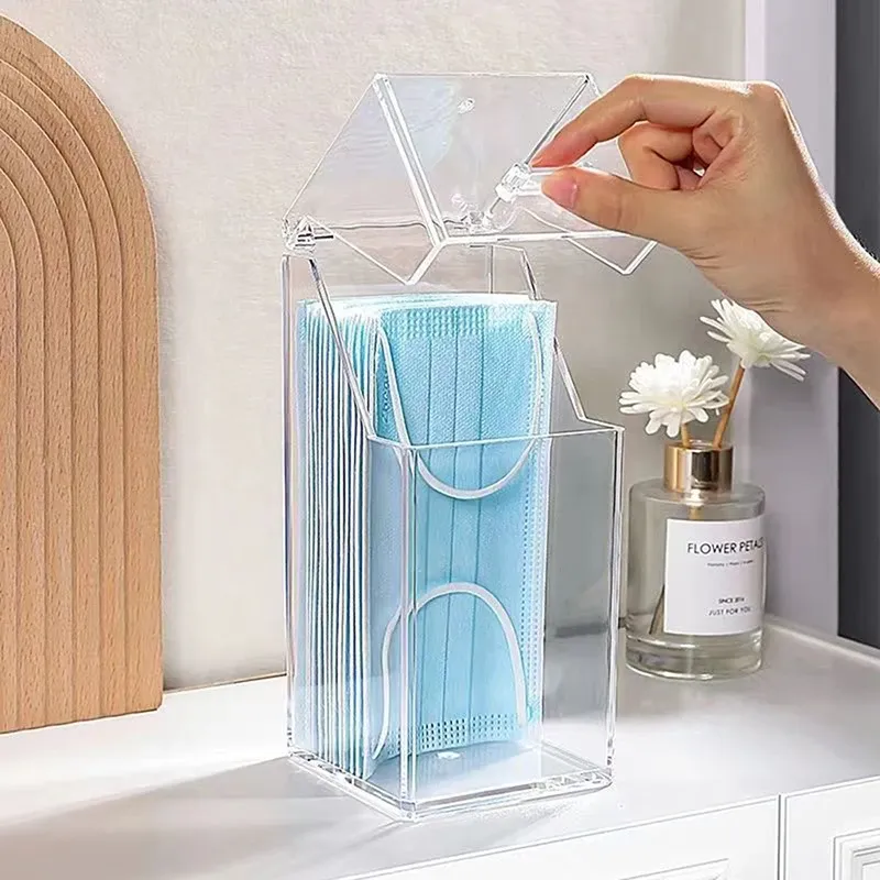 Dust Proof Transparent Mask Storage Box Large... From Ddmylucky, $28.85 ...