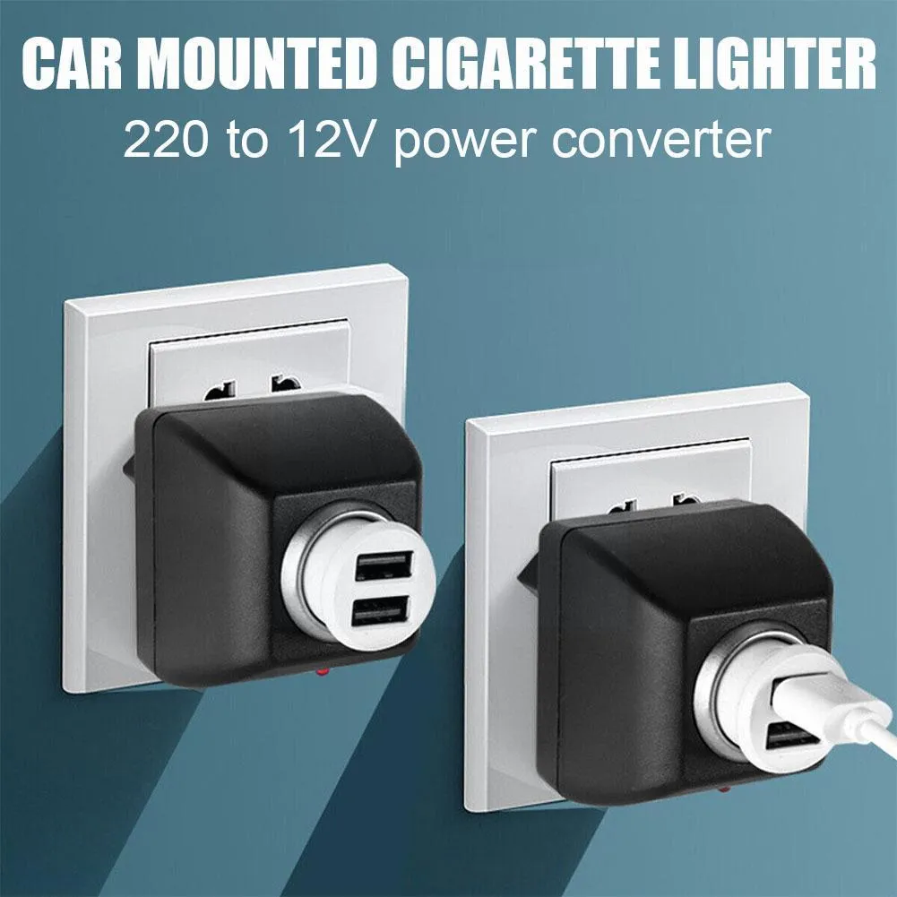 Cigarette lighter socket converter to wall plug discount