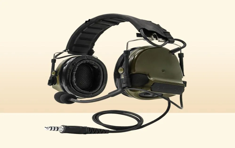 Headphones Earphones TAC-SKY COMTAC Detachable Headband Silicone Earmuffs Noise Reduction Tactical Headphones COMTAC III 2211014094775