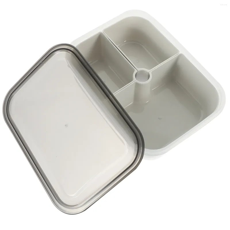 Förvaringsflaskor ingefära behållare kylskåp mat mikrovågsugn bevarande fodral köksarrangör pp