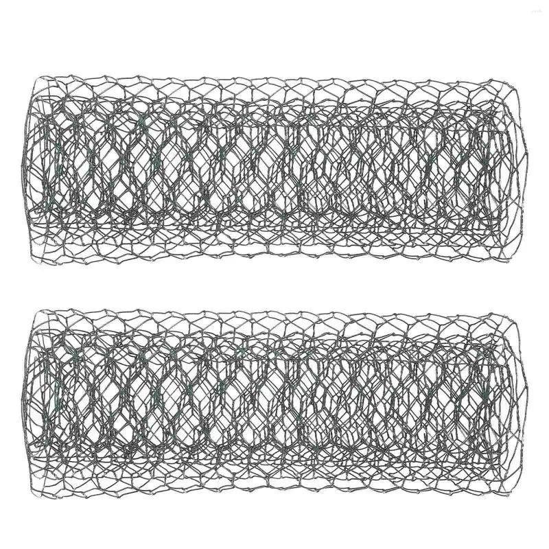 Decorative Flowers Garden Fence Animal Barrier Flower Arrangement Chicken Wire Mesh Decor Iron Netting