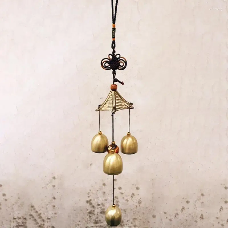 Decoratieve beeldjes Wind Chimes Tuin Koperen Bells Windchimes Hangende Decoraties Room Decoratie