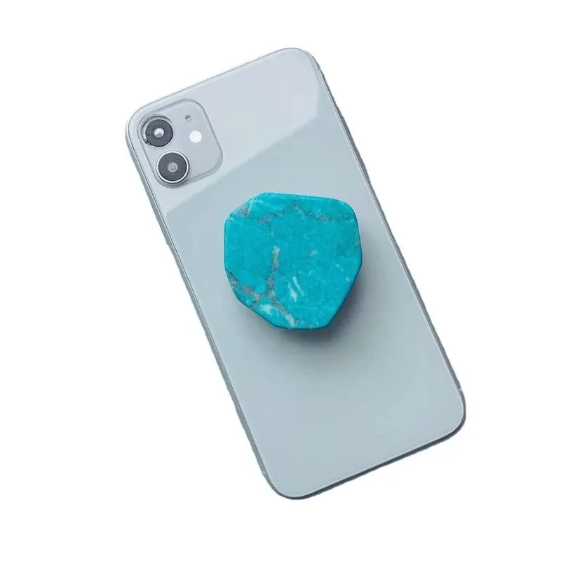 Держатель телефона натурального камня Griptok Creative Marble Spotting Phone Support для iPhone samsung xiaomi аксессуары для телефона