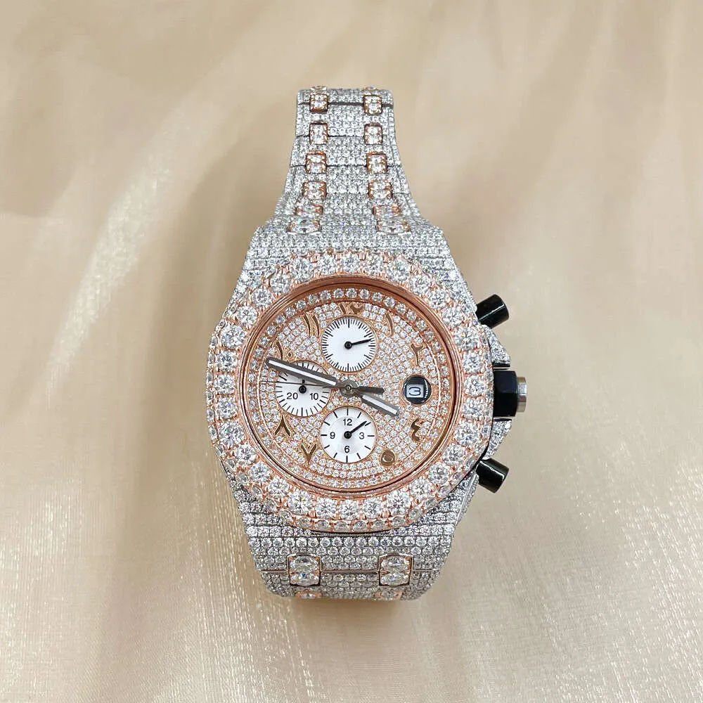 Luxury Looking Fully Watch Iced Out For Men woman Top craftsmanship Unique And Expensive Mosang diamond 1 1 5A Watchs For Hip Hop Industrial luxurious 1150