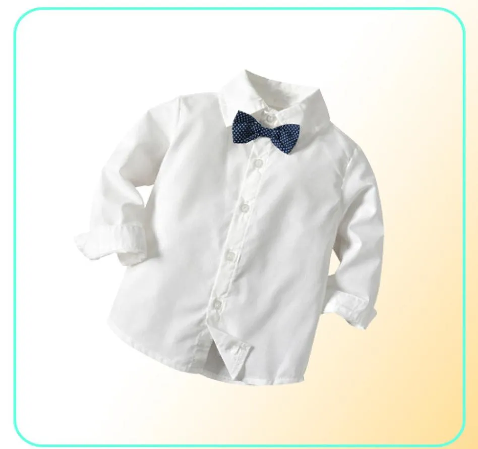 Vêtements ensembles à manches longues garçons vêtements costumes pour les enfants pour enfants mariage fête officielle rayée 15 ans pour bébé