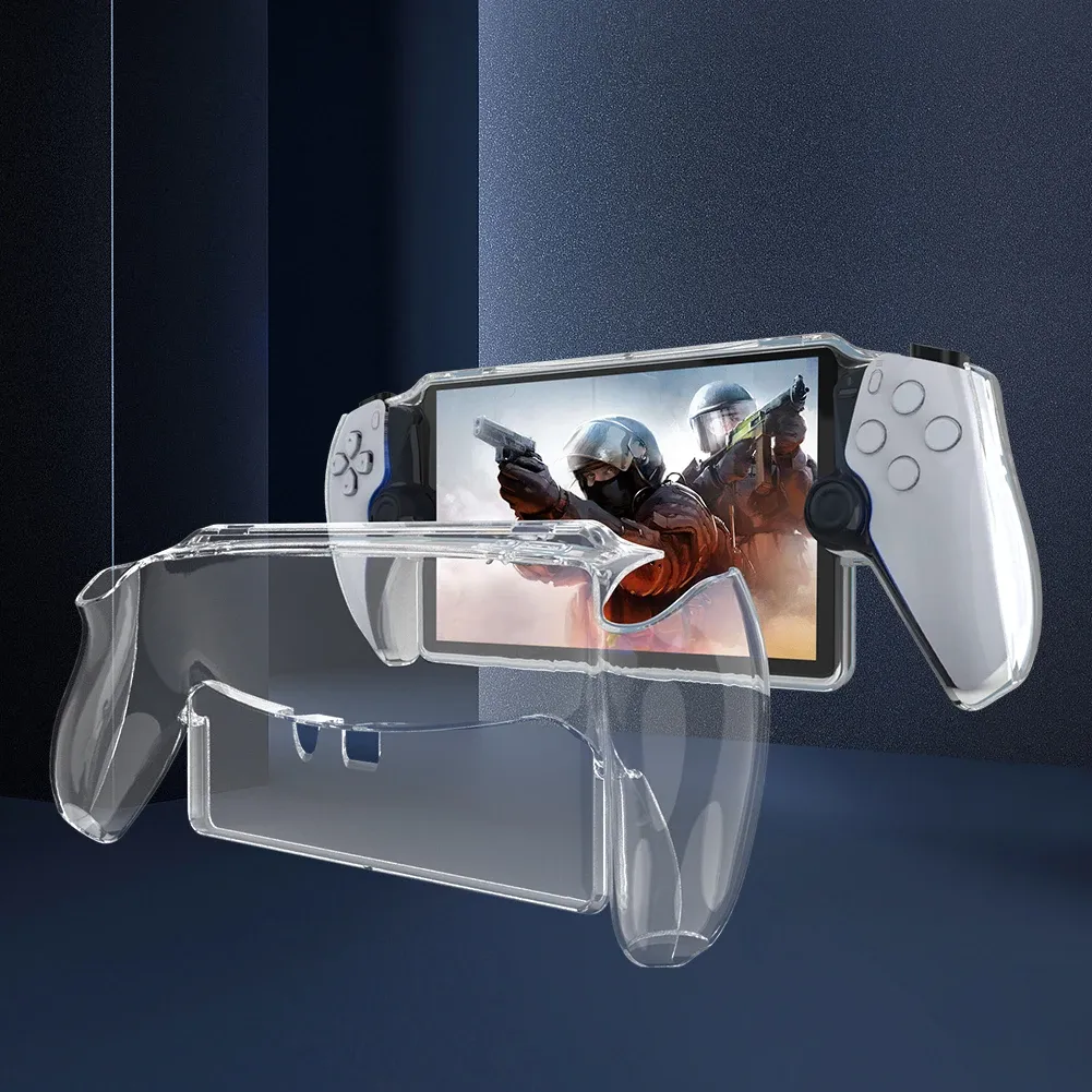 Fälle TPU -Schutzhülle für PS5 Transparent Gaming Console Controller Hülle Haut Waschbarer Antifingerabdruck für PlayStation Portal