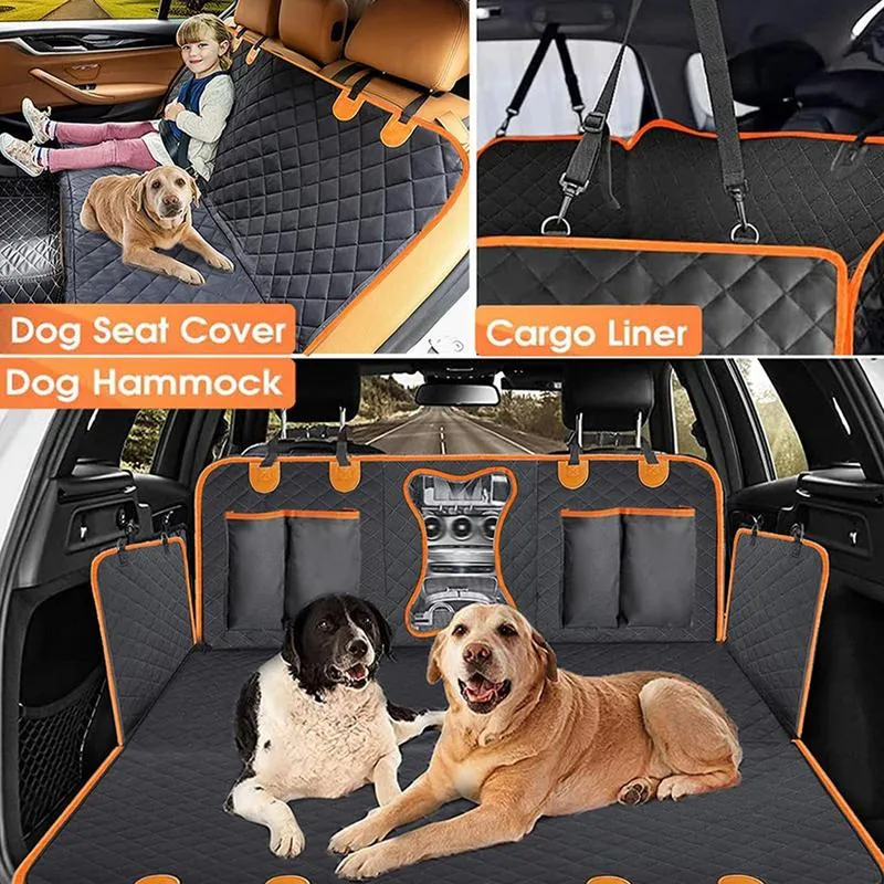 Heavy Duty Waterproof Dog Car Seat Cover Non-Slip Backseat
