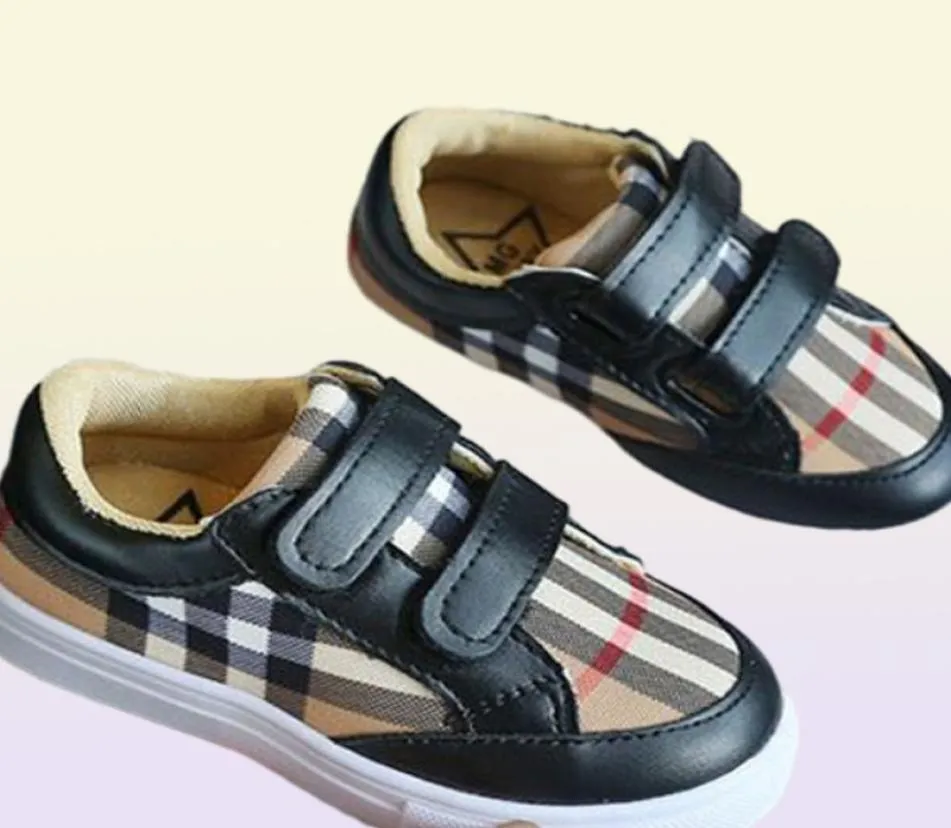 Barnskor för tjejbarn Canvas Shoe Boys Sneakers Spring Autumn Fashion Casual Shoes Tyg platt skor Storlek 21-307506346