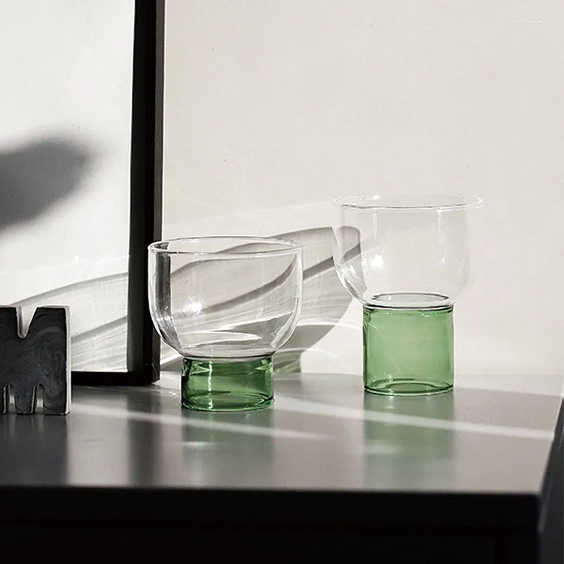 Vinglasglasglas kaffemugg te cup muggar dricker transparent nordisk taza tasse canecas vaso miljöskydd giftfri