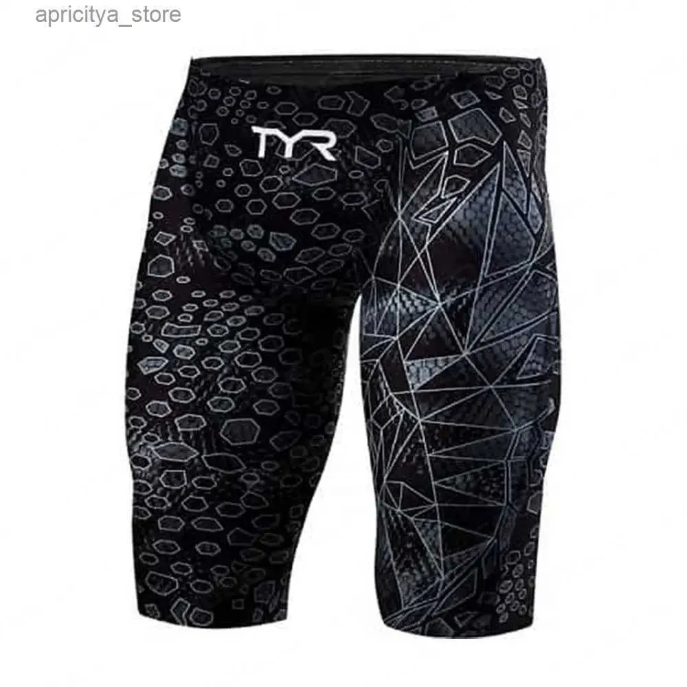 Cycling Shorts Mens Jammer Surfing Pants Swim Trunks Athtic Training Swimsuit Lycra Beach Tights Shorts Quick Dry Sports Swimming Pantalones L48