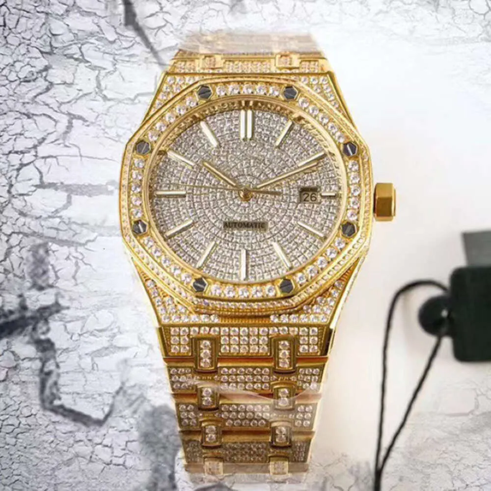 Luxury Looking Fully Watch Iced Out For Men woman Top craftsmanship Unique And Expensive Mosang diamond 1 1 5A Watchs For Hip Hop Industrial luxurious 3305