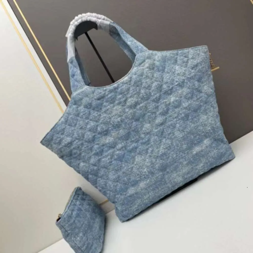Синий холст в тренде знаменитые бренды женская сумка