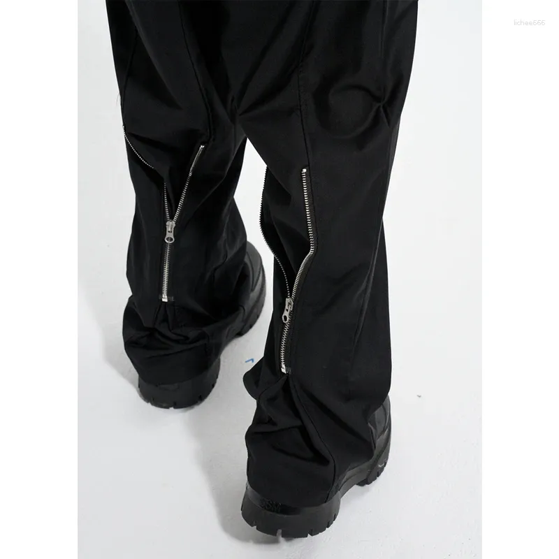 Pantalon de pantalon masculin de la rue High Street Wear Style Pantalage réglable Pantal