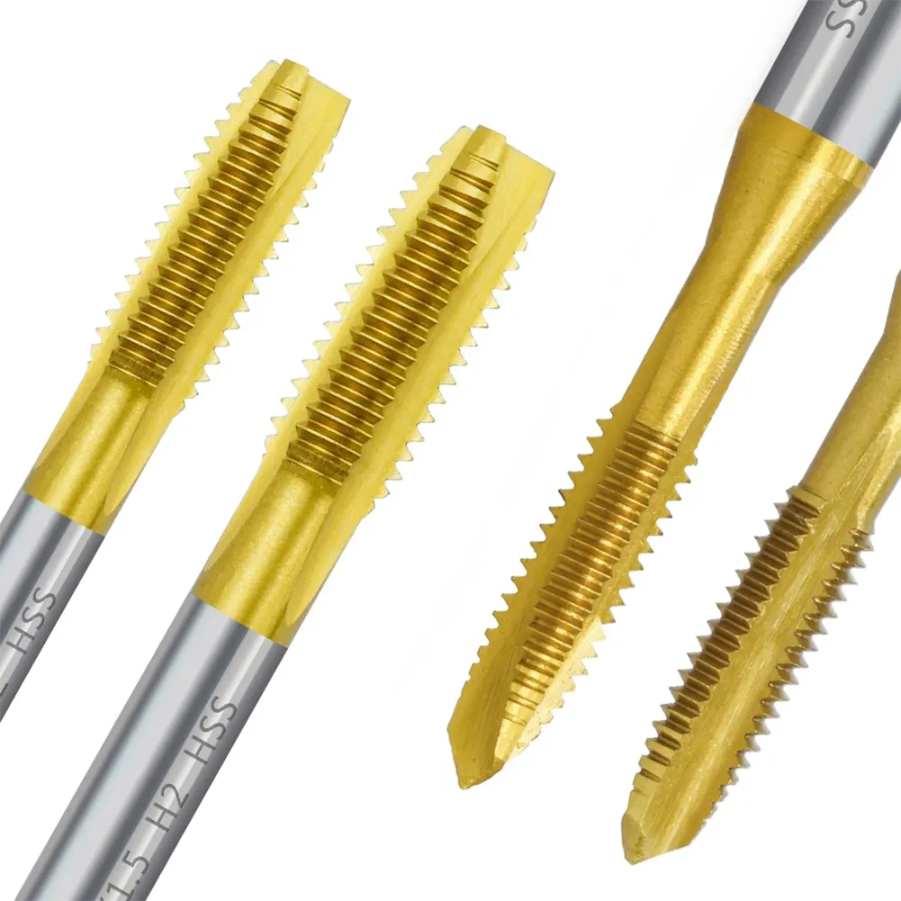 thumbnail image 2 of Metric Screw Taps M3 To M12 7-Piece Metric Thread Tap Set - M3 To M12 Straight Flute Taps For Metal & Wood Metric Thread Taps M3 M4 M5 M6 M8 M10 M12 2 of 10