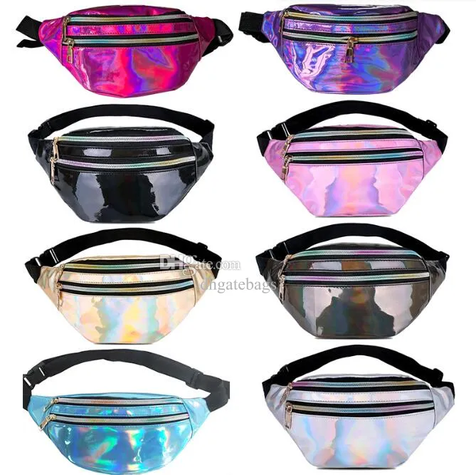 Pu Waist Packs for Women men Fanny Belt Bag Festival Crossbody Bags outdoor Travel Casual Chest Pouch