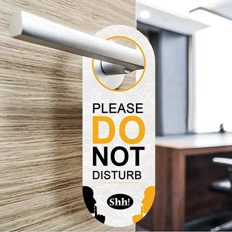 Hotel noticeboard kitchen Hanger - Please Do Not Disturb