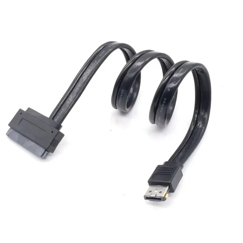 di alta qualità 1pin 22pin SATA USB Dual Power ESATA USB 5V Combo a 22pin Accessori cavi disco rigido USB 22pin USB trasferimento di dati affidabile e