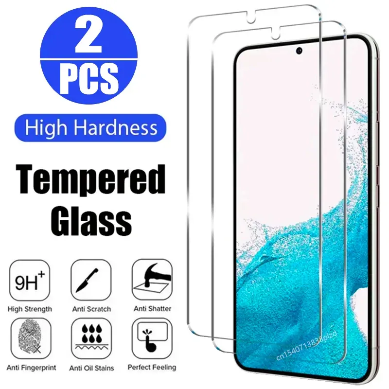 2pcs Memdered Glass для Samsung Galaxy S24 S23 Протектор экрана S22 S21 Plus Note 20 5G S 23 24 Note20 S21FE S23FE S24ultra