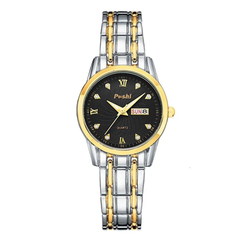 Женская мода Watch Watch Водонепроницаемые модные двойные календарь Кварц Женские Дизайнерские часы