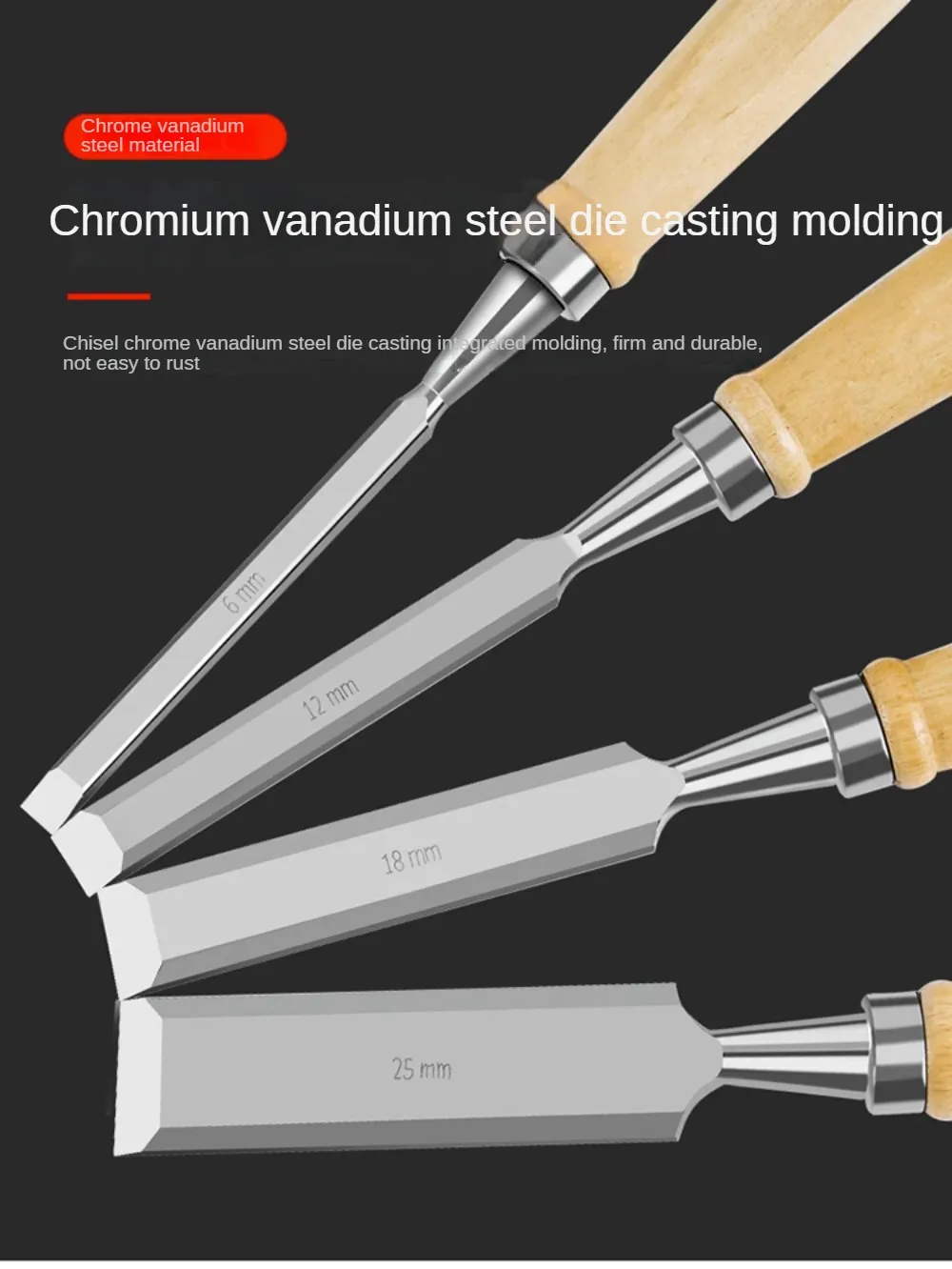 Carving Chisel Sharp Woodworking Tools Set with Carrying Case - Manual ...