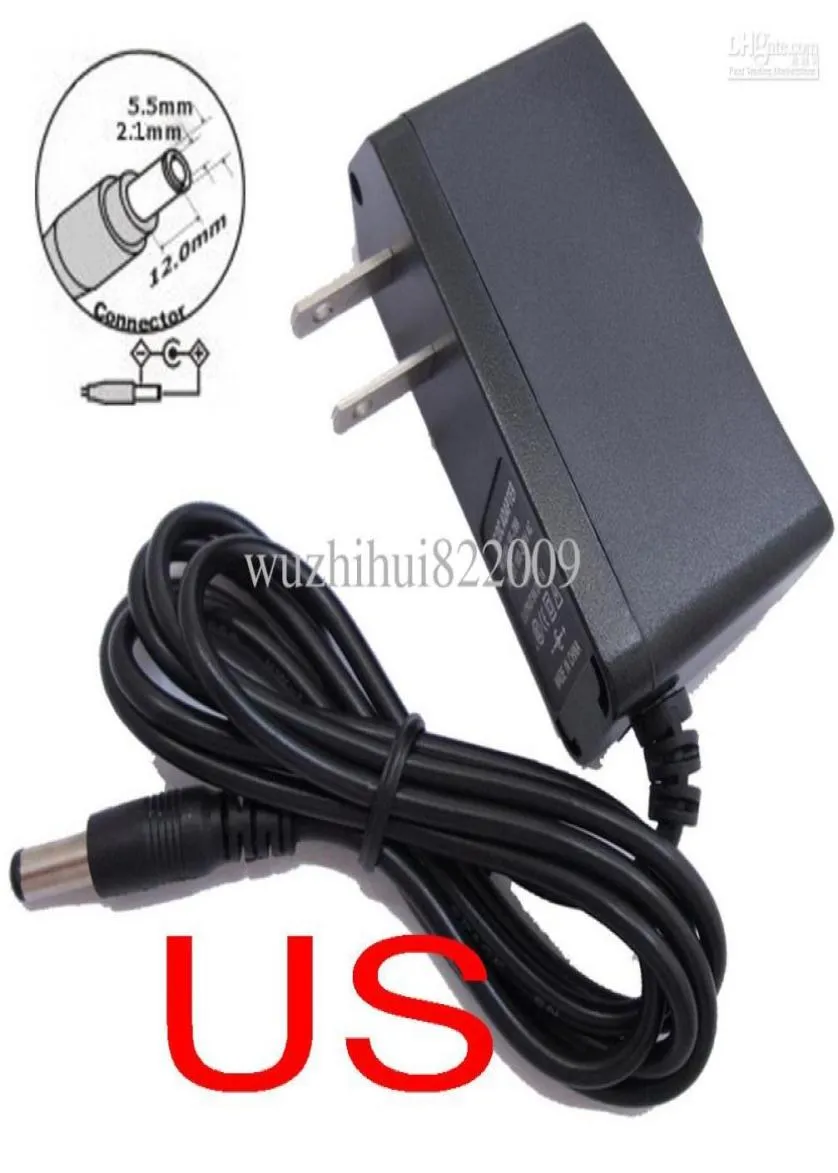 10sts AC 100V240V Converter Adapter DC 12V 1A 9V 1A 5V 2A 12V 500MA Strömförsörjning US Plug 50pcs 100st Express Shippi5183274