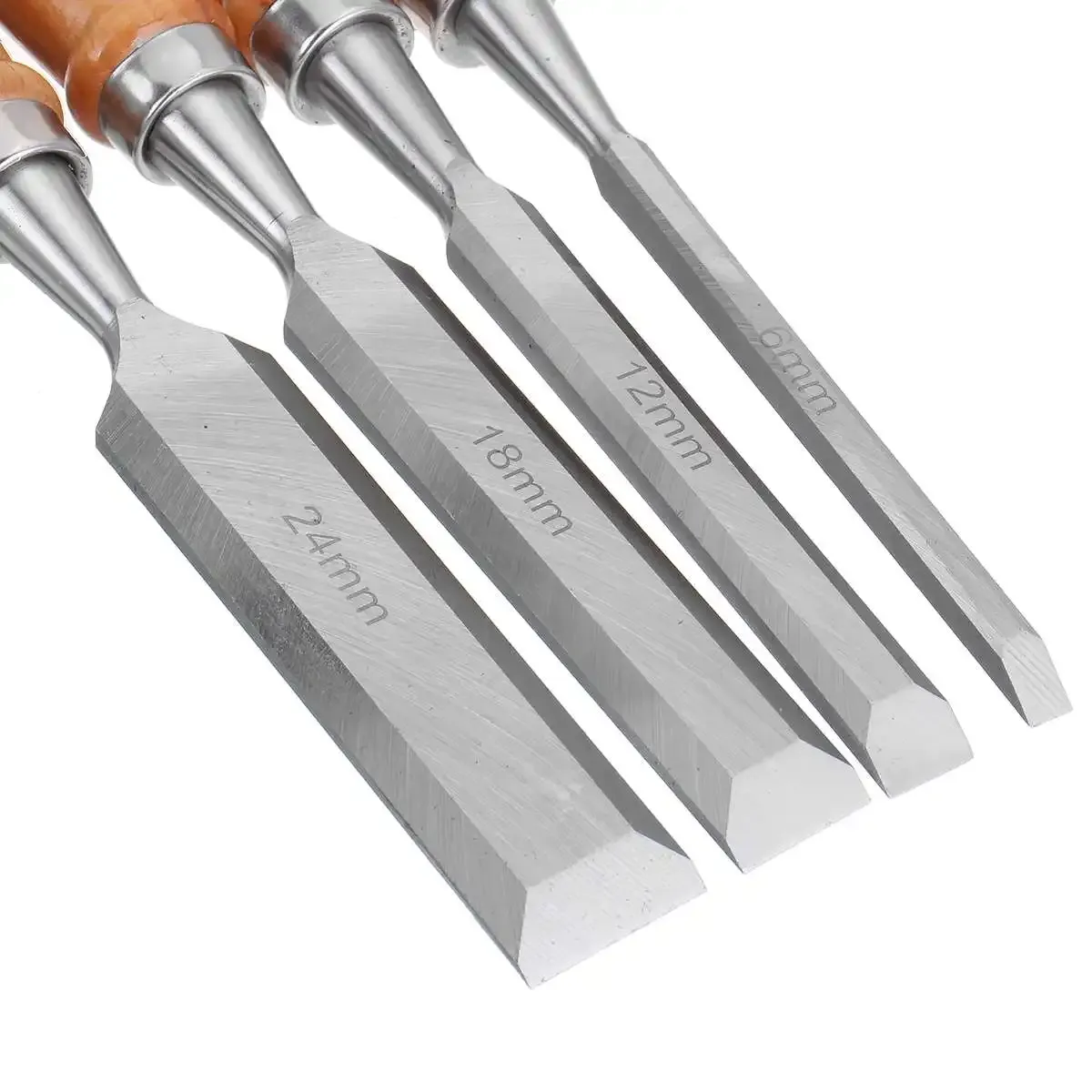 4st/SET MANUAL TRÄ CARVING HAND Mejselverktyg Set Professionella snickare Träbearbetningsgudar DIY Handverktyg