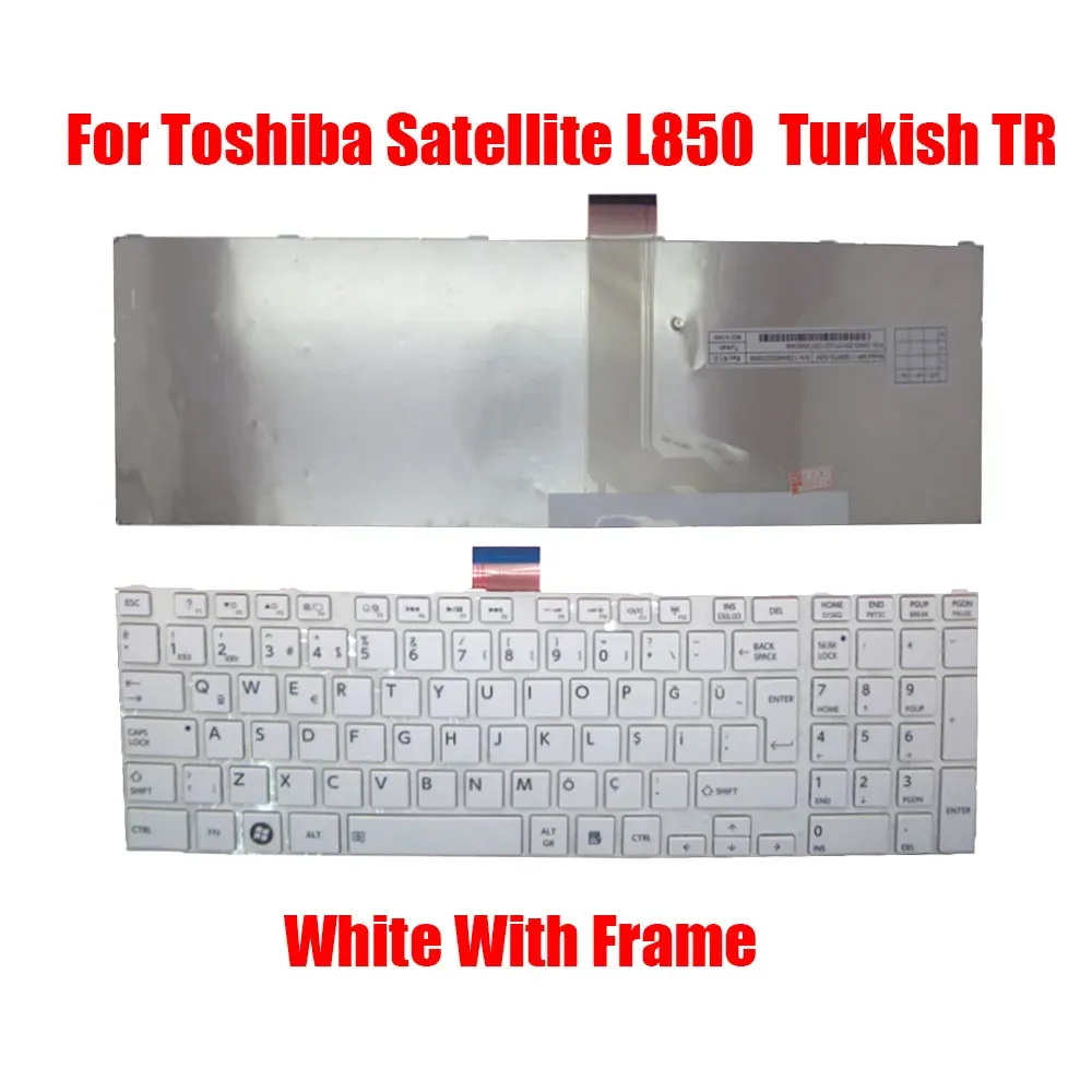 Toetsenboards gr hu it Sl TR laptop toetsenbord voor Toshiba satelliet L850 L850D L855 L855D L870 L870D Duitse Hongarije Italiaans Sloveens Turks