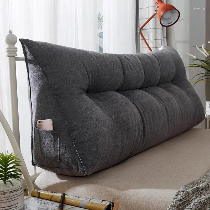 Cuscino rimovibile comodino velette velette triangolare coppia di schienale morbido divano in vita cuscinetto cuneo cuscinetto