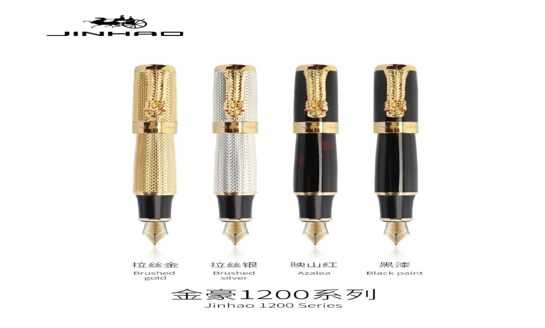 Jinhao 1200 Série Fountain Pen Bureau et fournitures d'écriture scolaire Dragon Clip bonne qualité pour Gift9309240