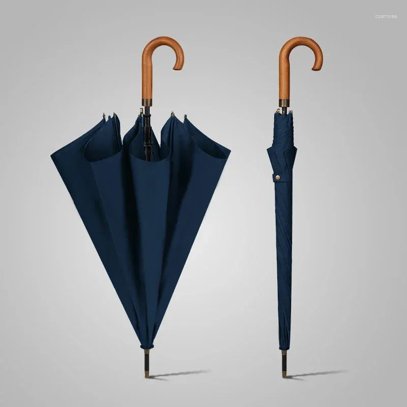 Ombrellas resistente alle acque del vento ombrello Portprooff Strong Vintage Automatico grande Guarda Custom Chuva Grande Beach