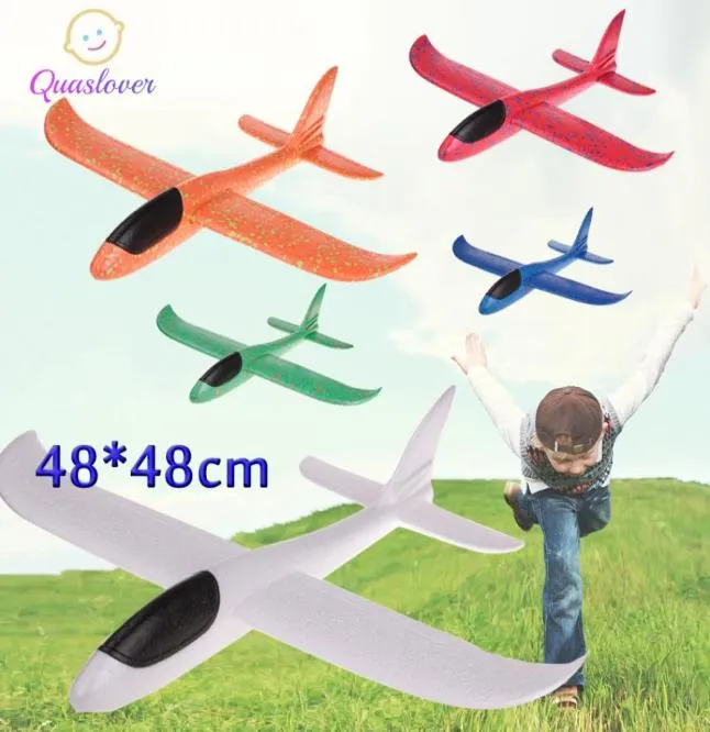 DIY Kids Toys Lain Lain Thrish Thround Lethplane Lay Lain Helicopters Flying Planes Модельная игрушка самолета для детей на открытом воздухе Game7058088